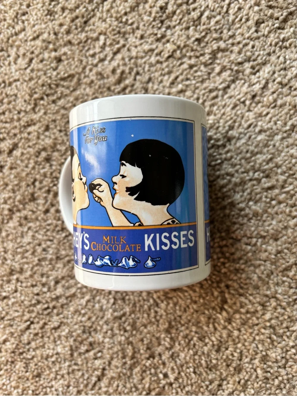 Vintage Hersheys kiss coffee mug